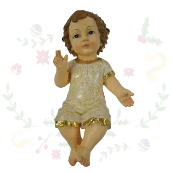 Niño Jesús 30cm con Aureola