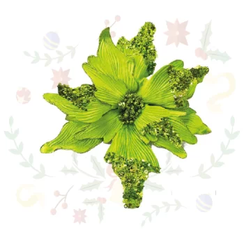 Flor Navideña 48cm-14 Pétalos