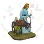 Figura con Movimiento Aldeana con Burro