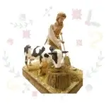 Figura con Movimiento Pastor Vaca C 89249