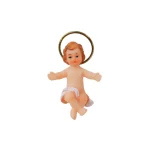 Niño Jesús 1.5cm con Aureola