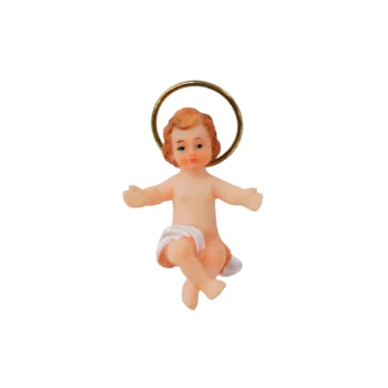 Niño Jesús 1.5cm con Aureola