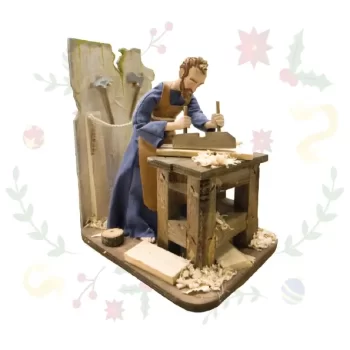 Figura con Movimiento Carpintero Cepillo