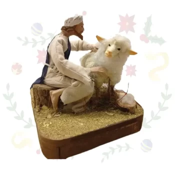 Figura con Movimiento Esquilador de Ovejas