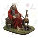 Figura con Movimiento Hombre en Fogata